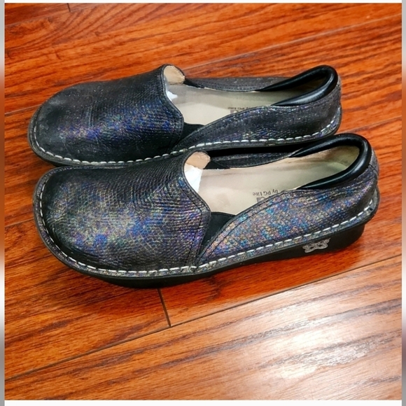 Alegria Shoes - Alegria Womens Irridesent Slip on Debs Clogs